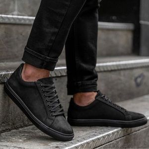 Black low top sneakers - men’s 12 - Thursday Boots